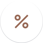 icona percentuale