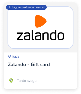 Gift Card Zalando app - piattaforma welfare mysarma